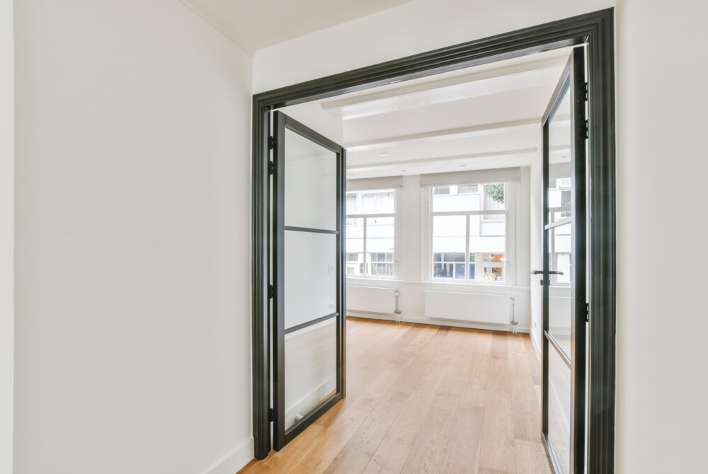 Stylish open doors